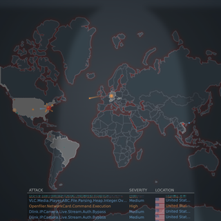 Hacker map wallpaper