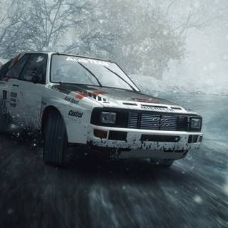 Snow rally wallpaper