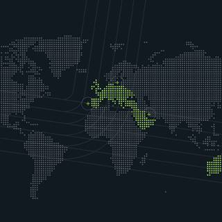 Hacker map wallpaper