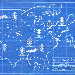 Hacker map wallpaper