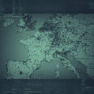 Hacker map wallpaper