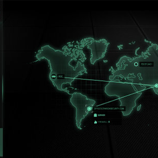 Hacker map wallpaper