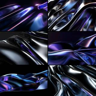 Abstract chrome wallpaper