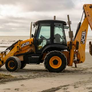 Backhoe loader wallpaper