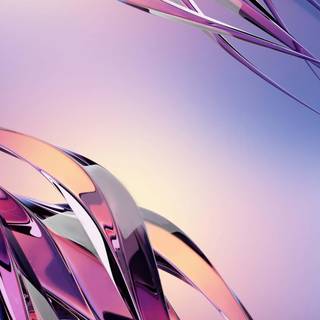 Abstract chrome wallpaper