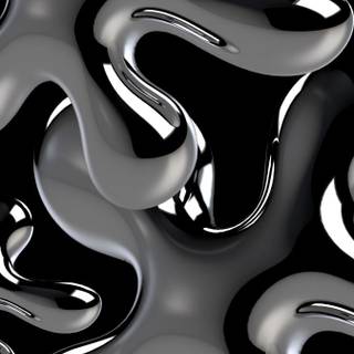 Abstract chrome wallpaper