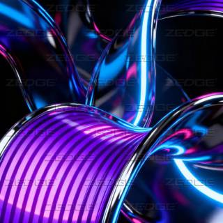 Abstract chrome wallpaper