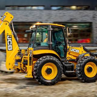 Backhoe loader wallpaper