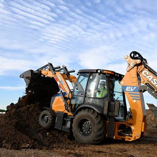 Backhoe loader wallpaper