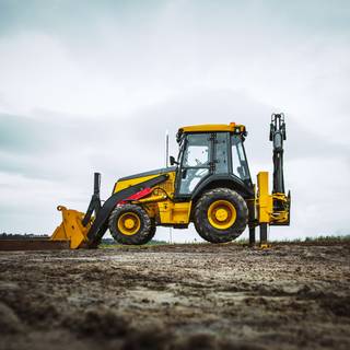 Backhoe loader wallpaper