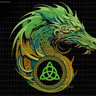 Celtic Dragon wallpaper