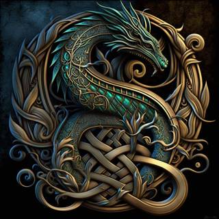 Celtic Dragon wallpaper