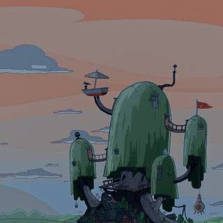 Adventure Time Tree House wallpaper