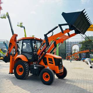Backhoe loader wallpaper