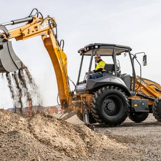 Backhoe loader wallpaper