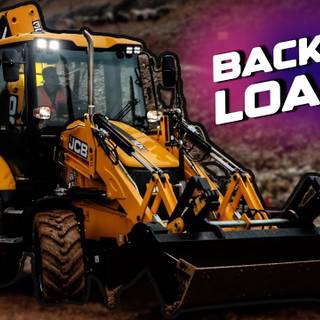 Backhoe loader wallpaper
