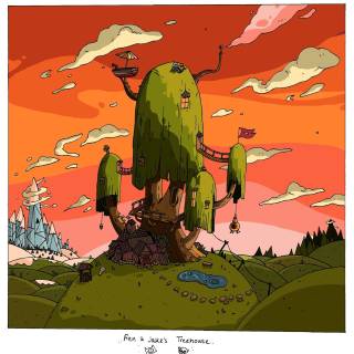 Adventure Time Tree House wallpaper
