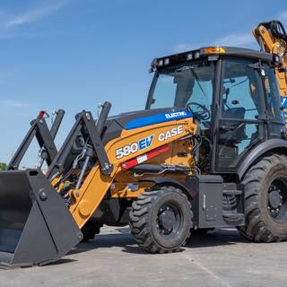 Backhoe loader wallpaper