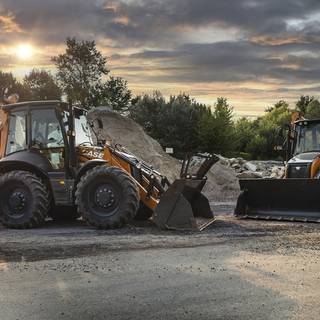 Backhoe loader wallpaper