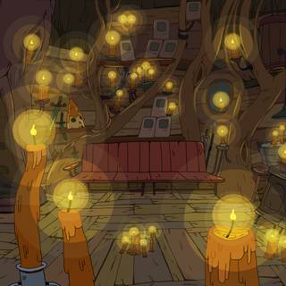 Adventure Time Tree House wallpaper