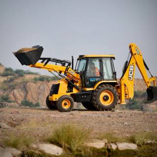 Backhoe loader wallpaper