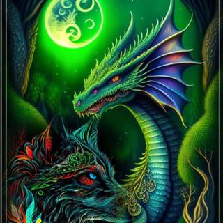 Celtic Dragon wallpaper