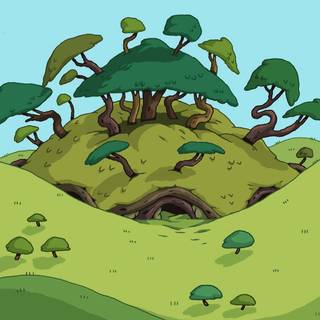 Adventure Time Tree House wallpaper