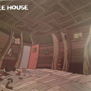 Adventure Time Tree House wallpaper