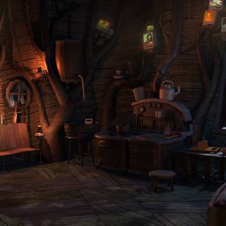 Adventure Time Tree House wallpaper