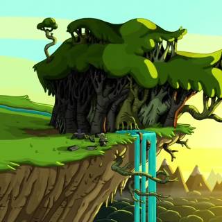 Adventure Time Tree House wallpaper