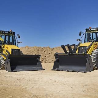 Backhoe loader wallpaper