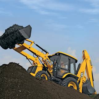 Backhoe loader wallpaper