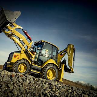 Backhoe loader wallpaper