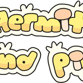 Hermit and Pig wallpaper