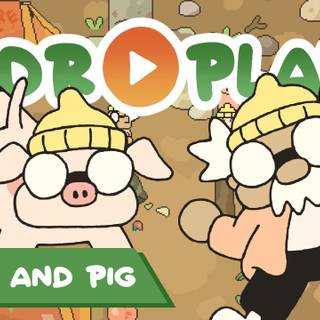 Hermit and Pig wallpaper