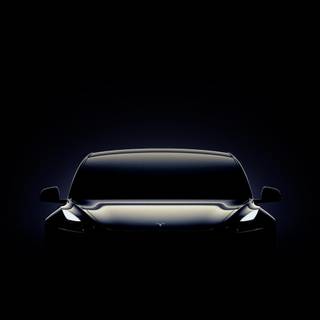 Black Tesla model 3 wallpaper