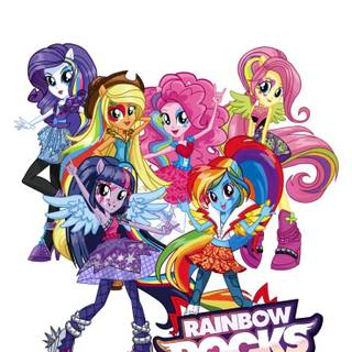 Twilight Sparkle Rainbow Rocks wallpaper