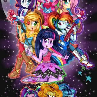 Twilight Sparkle Rainbow Rocks wallpaper