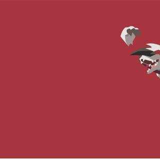 Red Lycanroc wallpaper