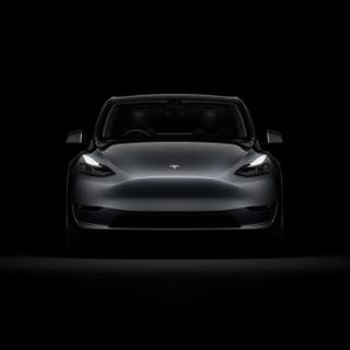 Black Tesla model 3 wallpaper