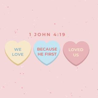 Christian Valentines Day aesthetic wallpaper