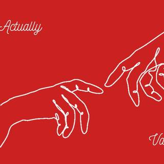 Christian Valentines Day aesthetic wallpaper