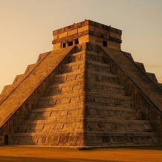 Mexican pyramids wallpaper