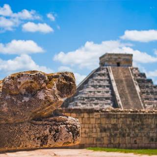 Mexican pyramids wallpaper