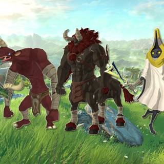 Breath of the Wild monsters wallpaper