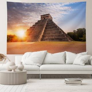Mexican pyramids wallpaper