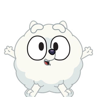 Bluey Pom Pom wallpaper