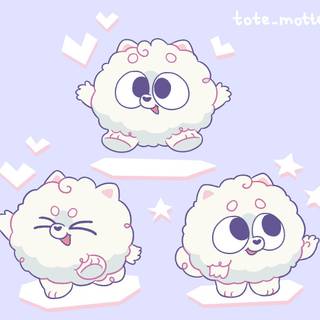 Bluey Pom Pom wallpaper