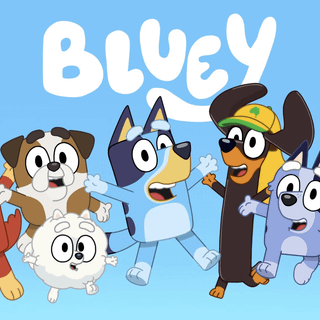 Bluey Pom Pom wallpaper