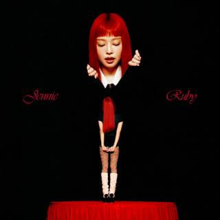 Jennie Kim red wallpaper